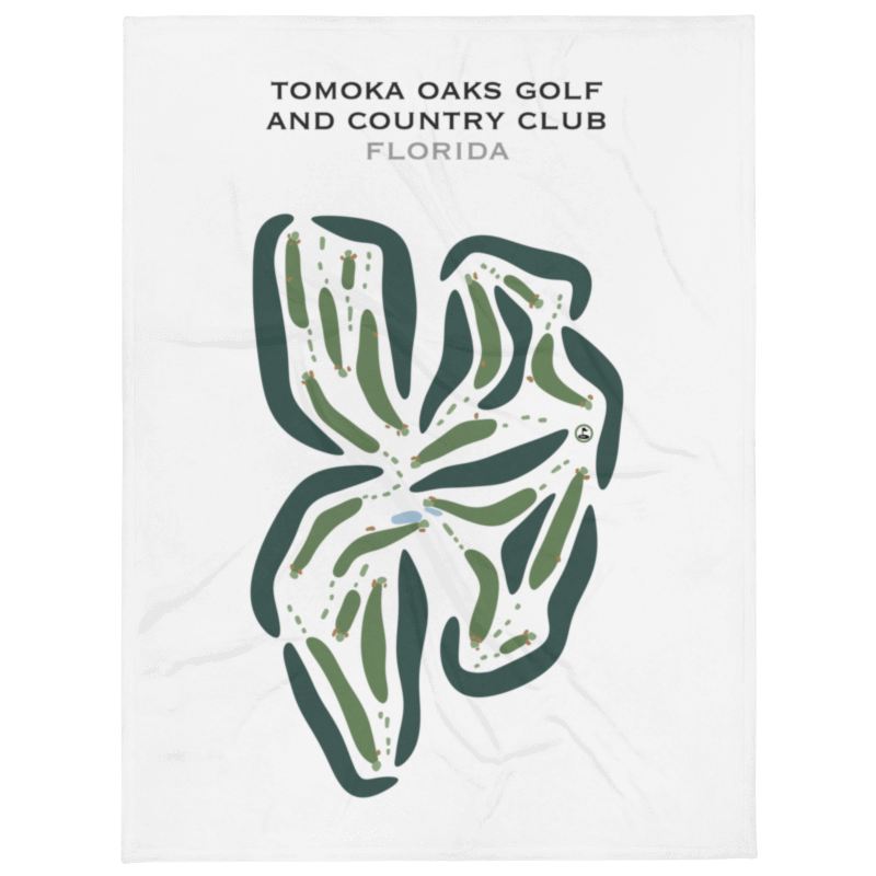 Tomoka Oaks Golf & Country Club, Florida - Printed Golf Courses