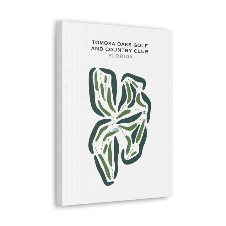 Tomoka Oaks Golf & Country Club, Florida - Printed Golf Courses
