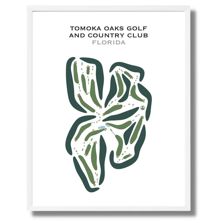 Tomoka Oaks Golf & Country Club, Florida - Printed Golf Courses