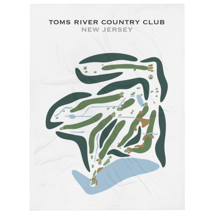Toms River Country Club, New Jersey - Printed Golf Courses
