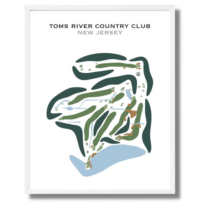 Toms River Country Club, New Jersey - Printed Golf Courses