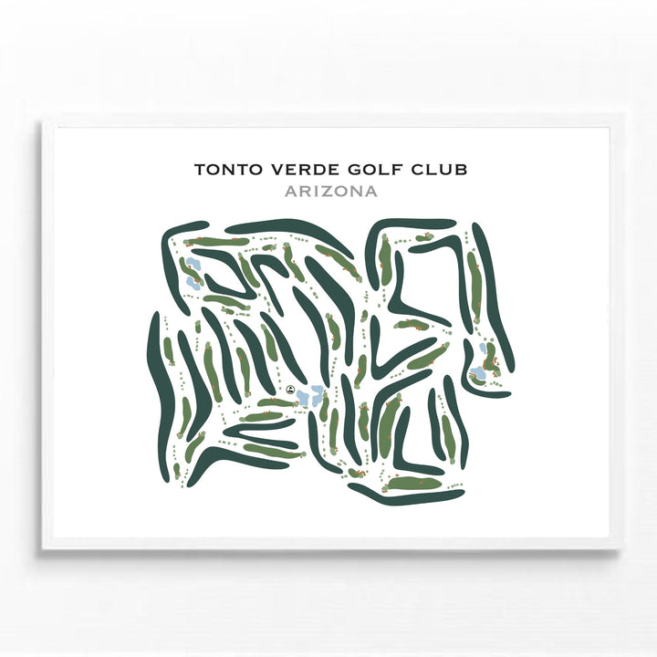 Tonto Verde Golf Club, Arizona - Printed Golf Course