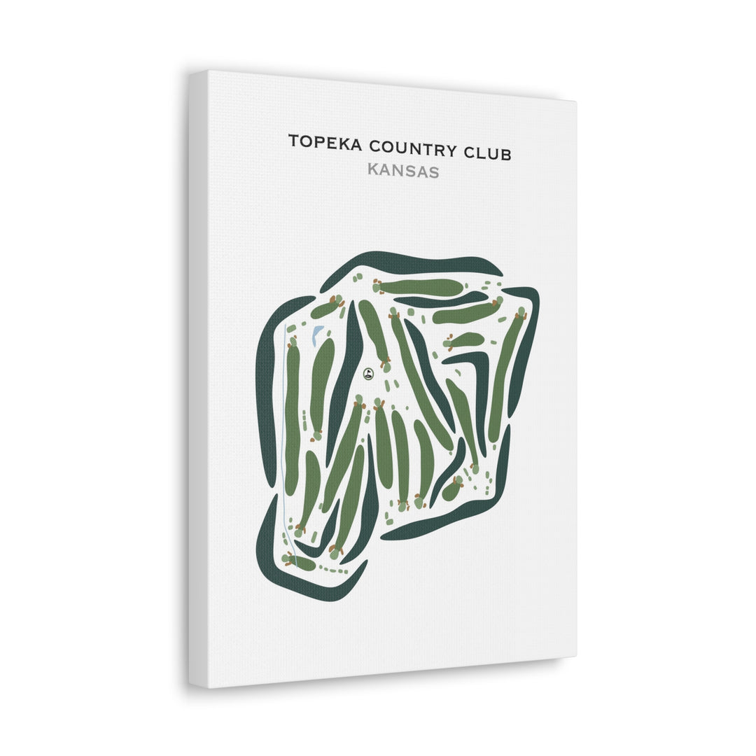 Topeka Country Club, Kansas - Printed Golf Courses