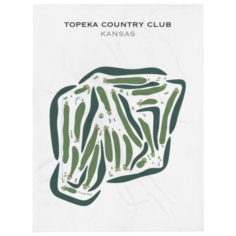 Topeka Country Club, Kansas - Printed Golf Courses