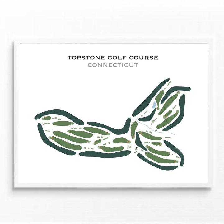 Topstone Golf Course, Connecticut - Printed Golf Courses