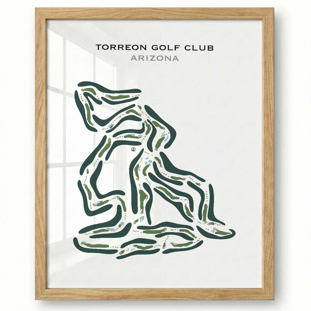 Torreon Golf Club, Arizona - Printed Golf Course