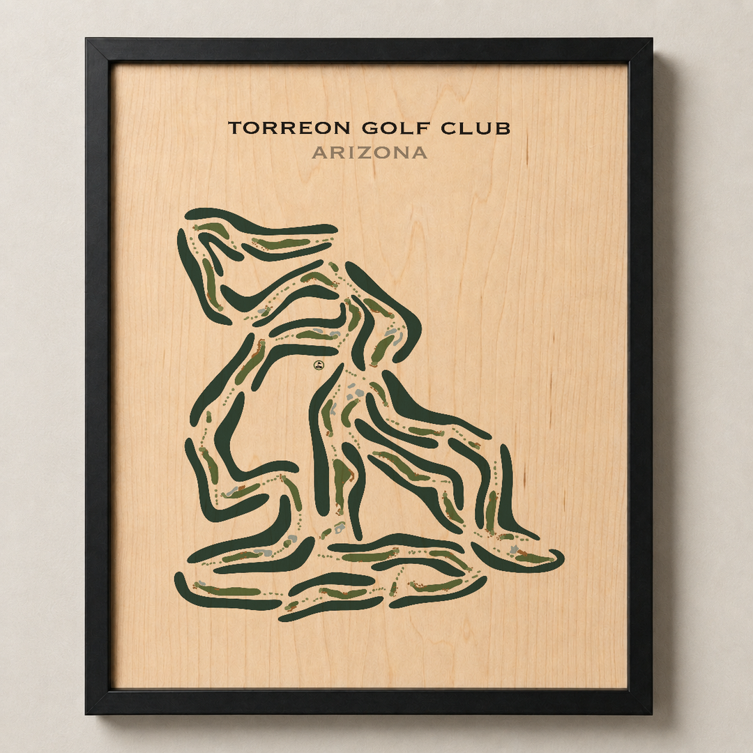 Torreon Golf Club, Arizona - Printed Golf Course