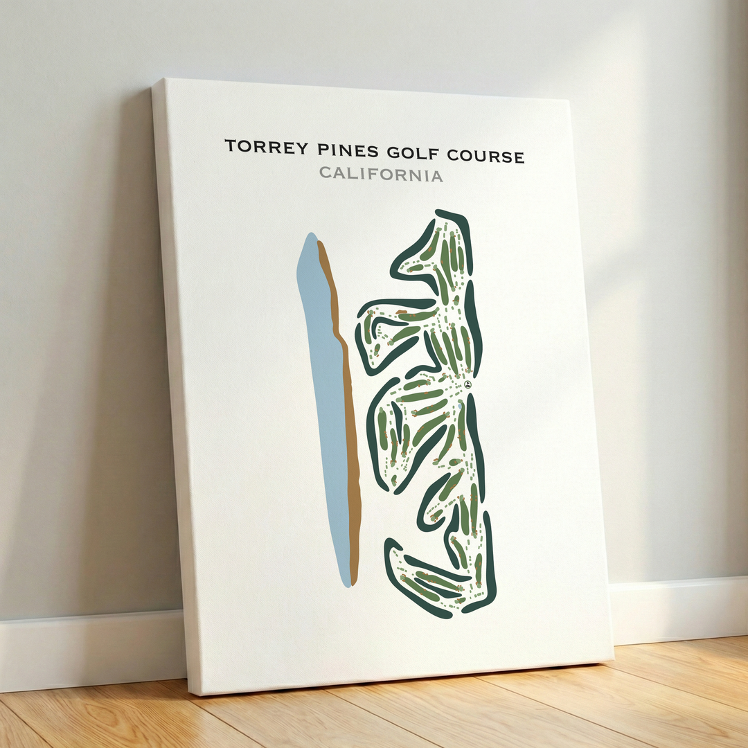 Torrey Pines Golf Course, California - Printed Golf Courses