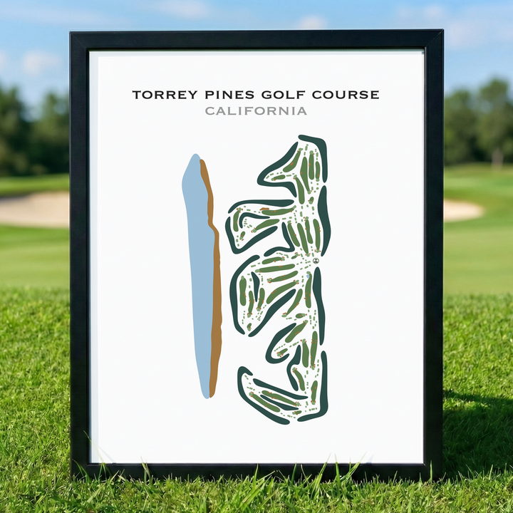 Torrey Pines Golf Course, California - Printed Golf Courses