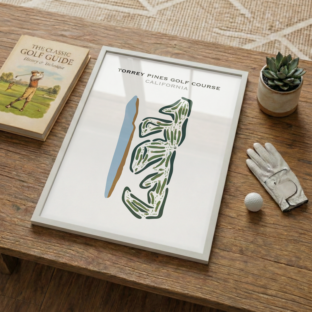 Torrey Pines Golf Course, California - Printed Golf Courses