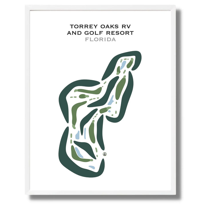 Torrey Oaks RV Golf Resort, Florida - Printed Golf Courses