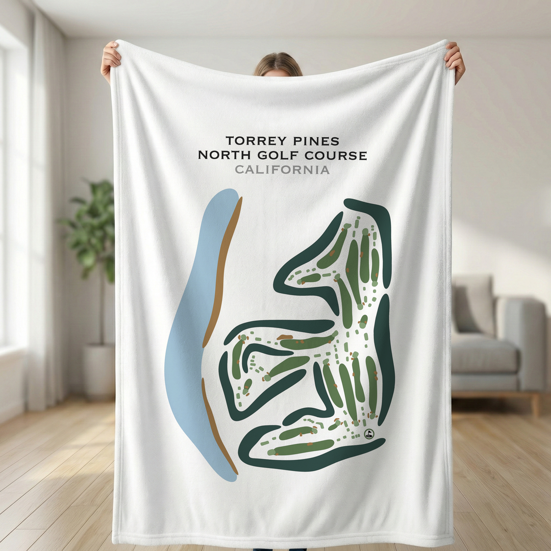 Torrey Pines North Course, California - Printed Golf Courses