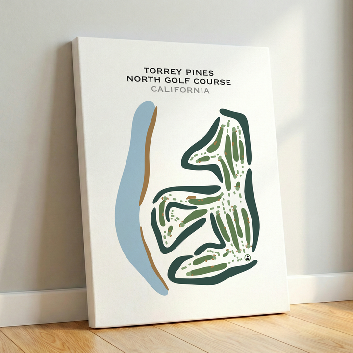 Torrey Pines North Course, California - Printed Golf Courses