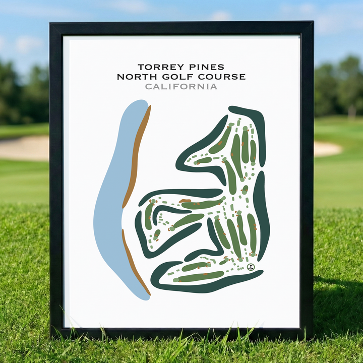 Torrey Pines North Course, California - Printed Golf Courses