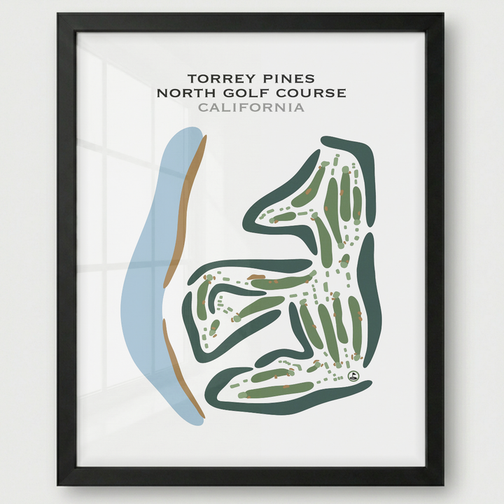 Torrey Pines North Course, California - Printed Golf Courses