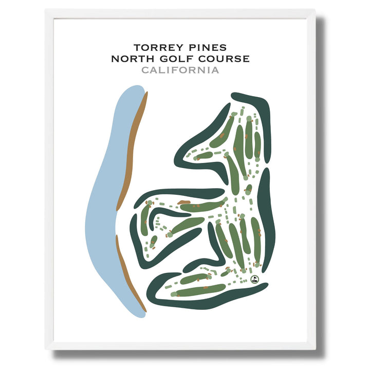 Torrey Pines North Course, California - Printed Golf Courses