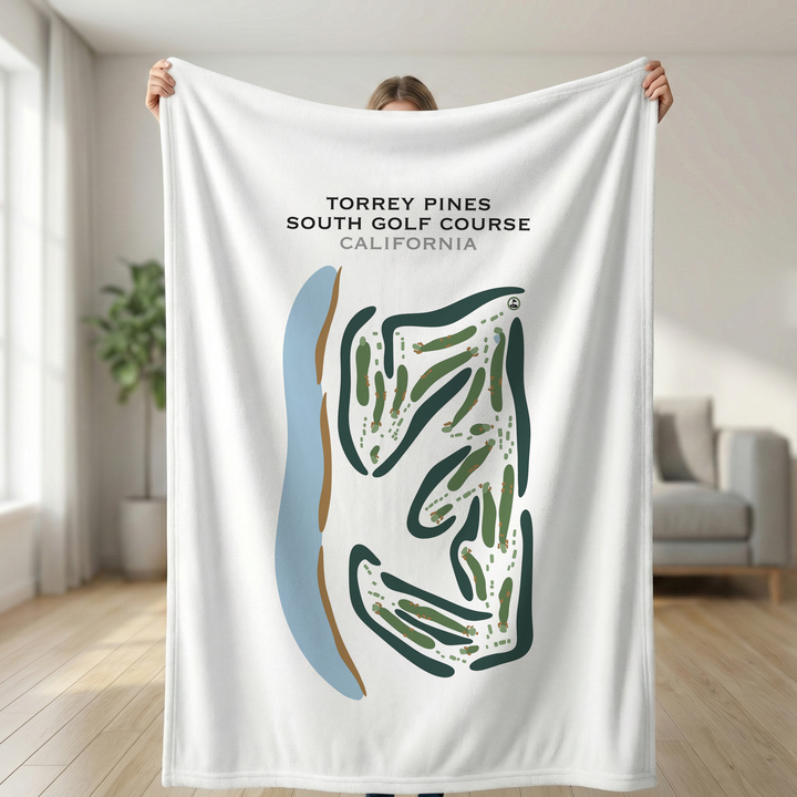 Torrey Pines South Course, California - Printed Golf Courses