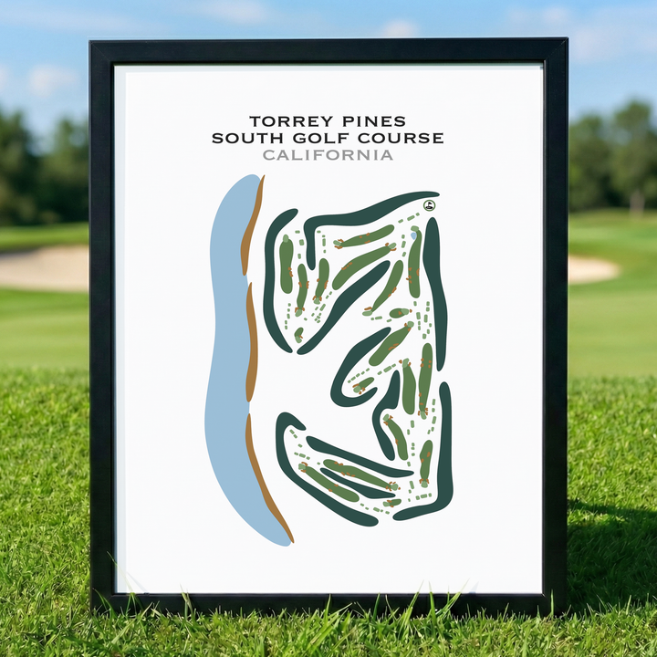 Torrey Pines South Course, California - Printed Golf Courses