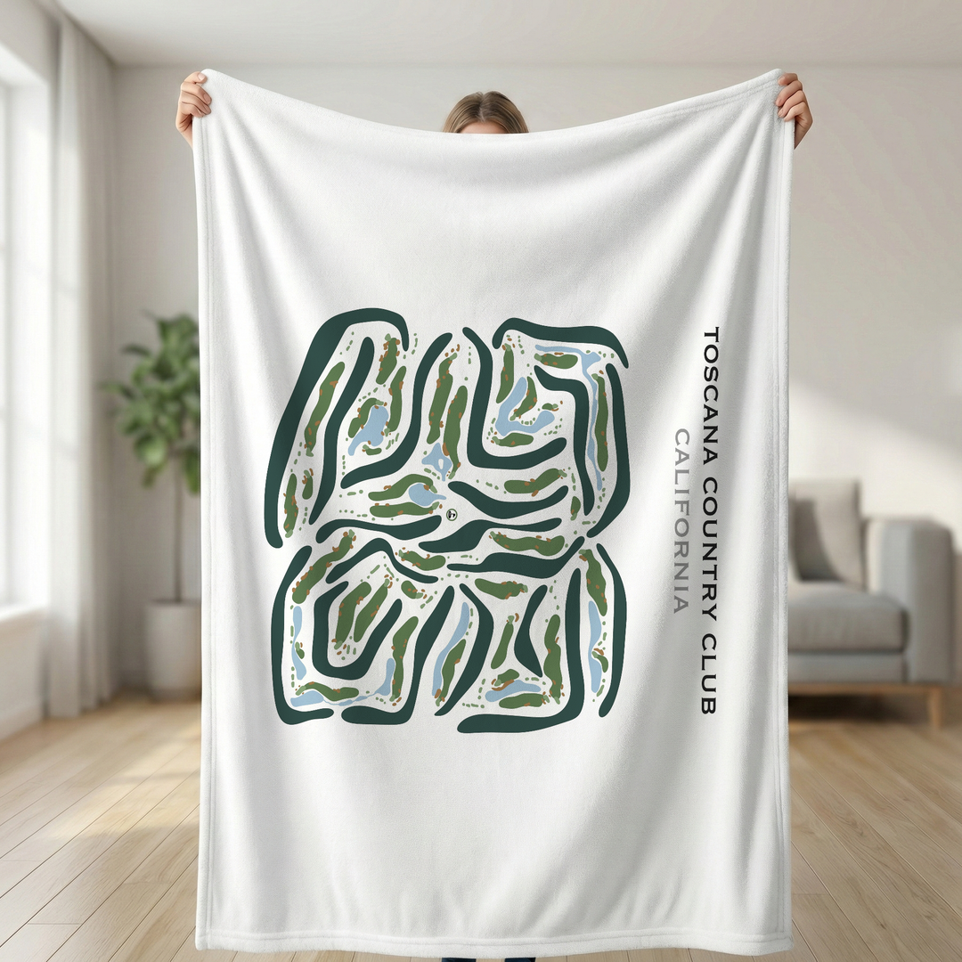 Toscana Country Club, California - Printed Golf Courses