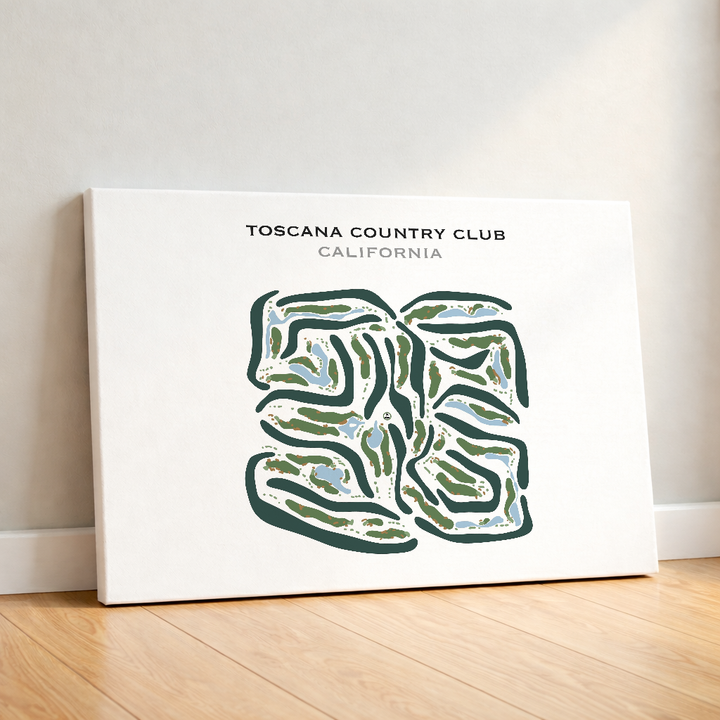 Toscana Country Club, California - Printed Golf Courses