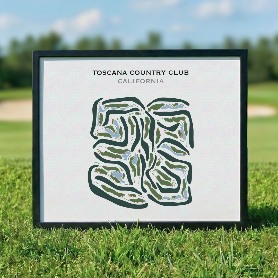 Toscana Country Club, California - Printed Golf Courses