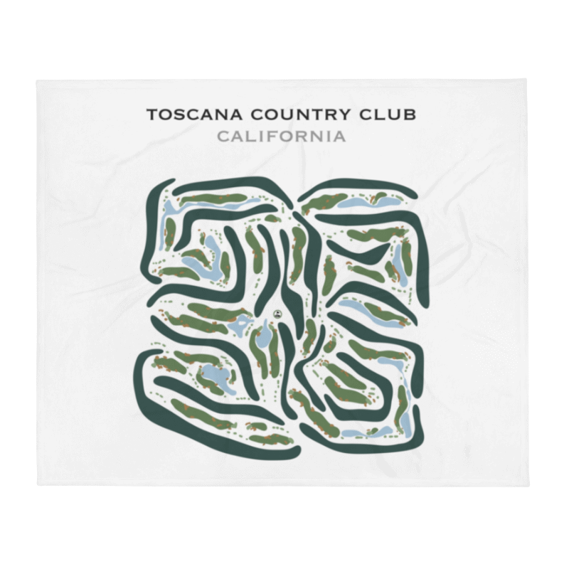 Toscana Country Club, California - Printed Golf Courses