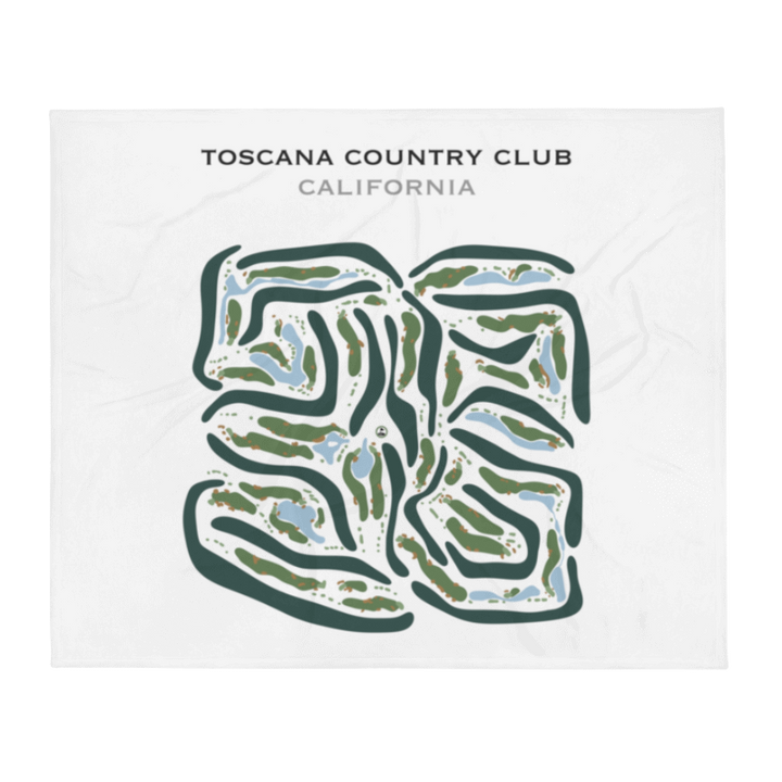 Toscana Country Club, California - Printed Golf Courses