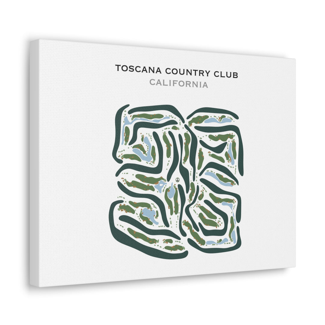 Toscana Country Club, California - Printed Golf Courses