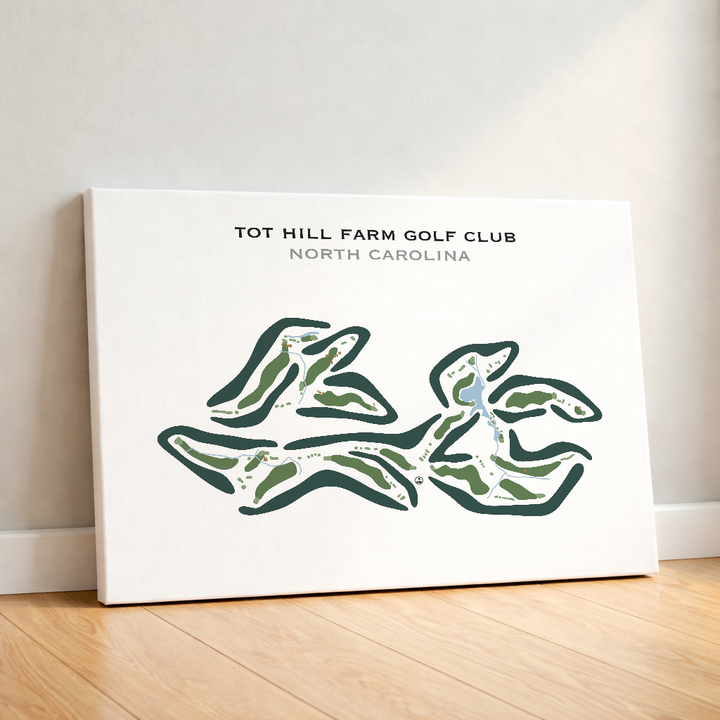 Tot Hill Farm Golf Club, North Carolina - Printed Golf Courses