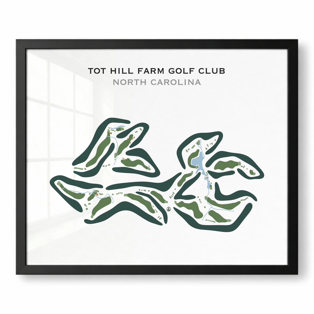 Tot Hill Farm Golf Club, North Carolina - Printed Golf Courses
