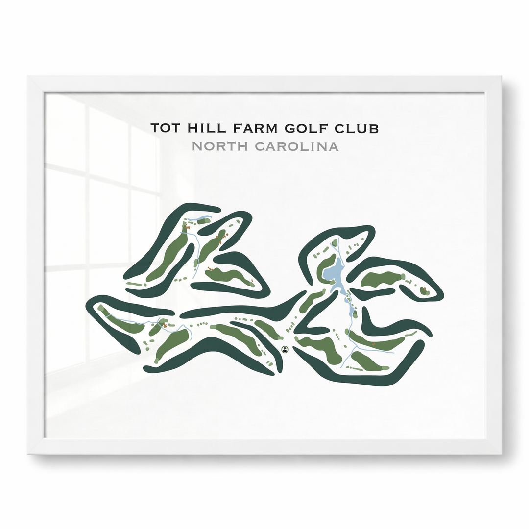 Tot Hill Farm Golf Club, North Carolina - Printed Golf Courses