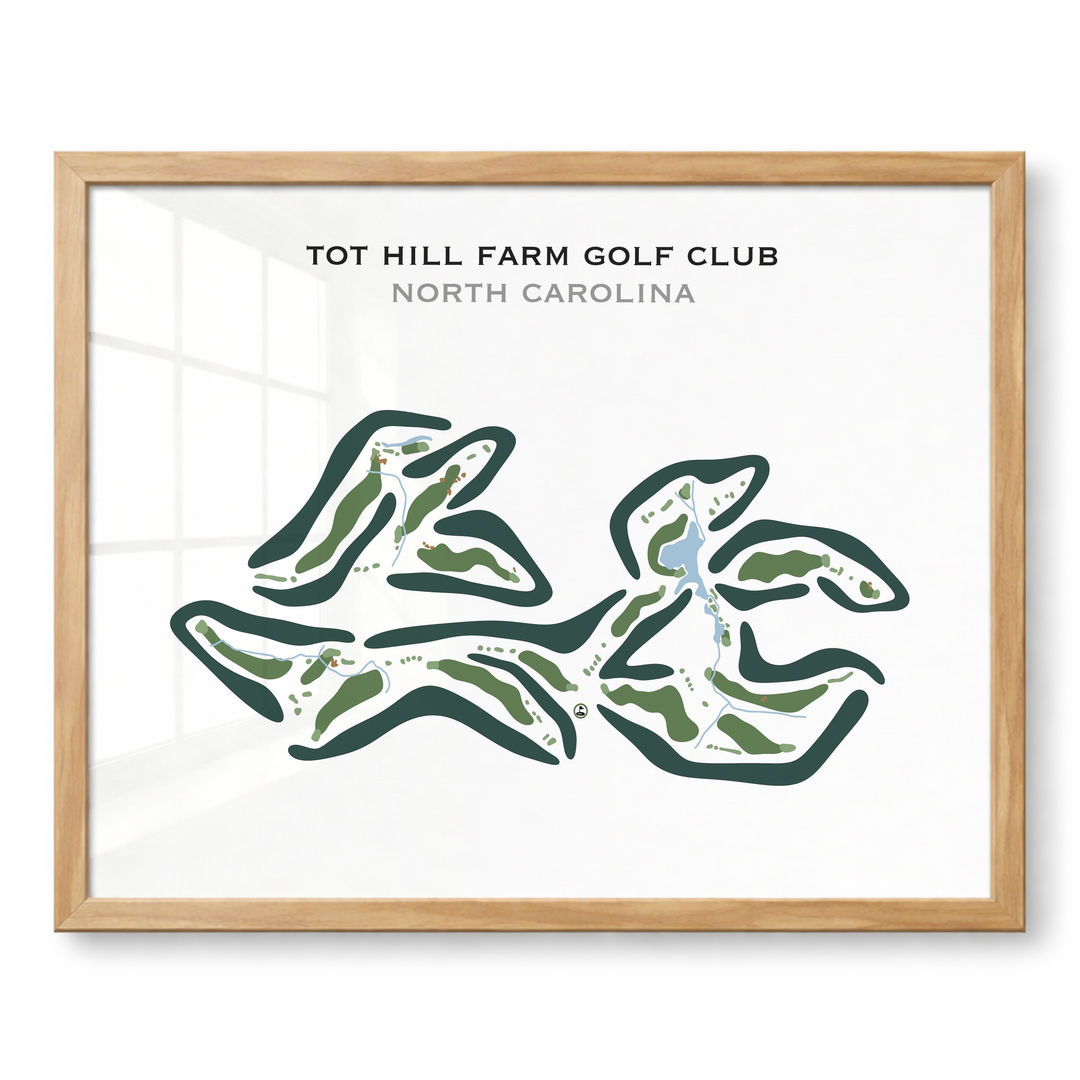 Tot Hill Farm Golf Club, North Carolina - Printed Golf Courses