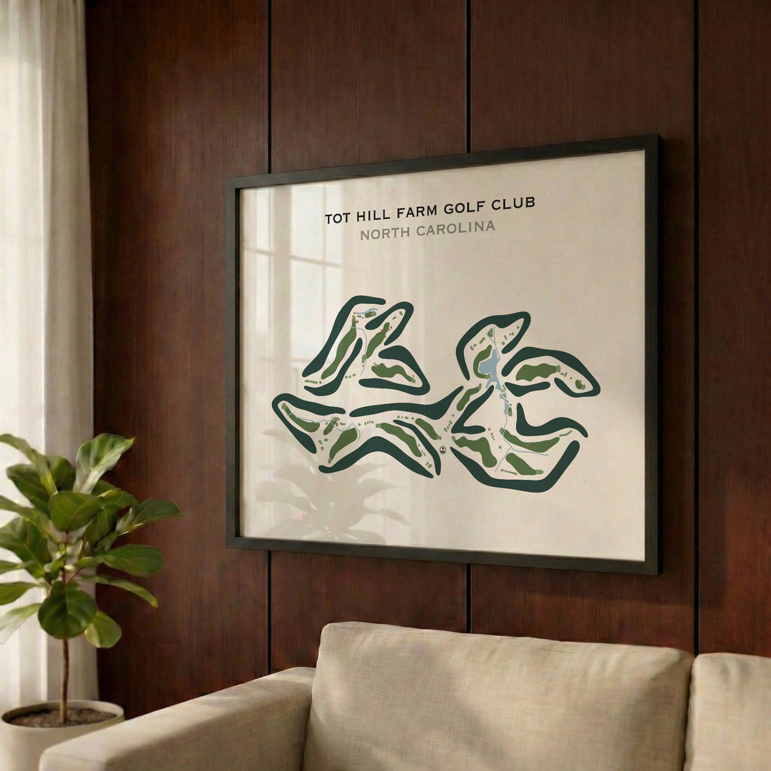 Tot Hill Farm Golf Club, North Carolina - Printed Golf Courses