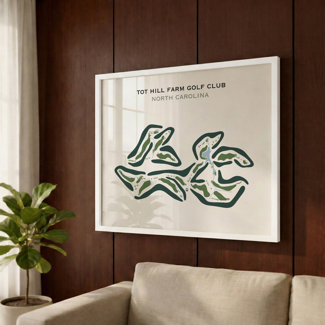 Tot Hill Farm Golf Club, North Carolina - Printed Golf Courses