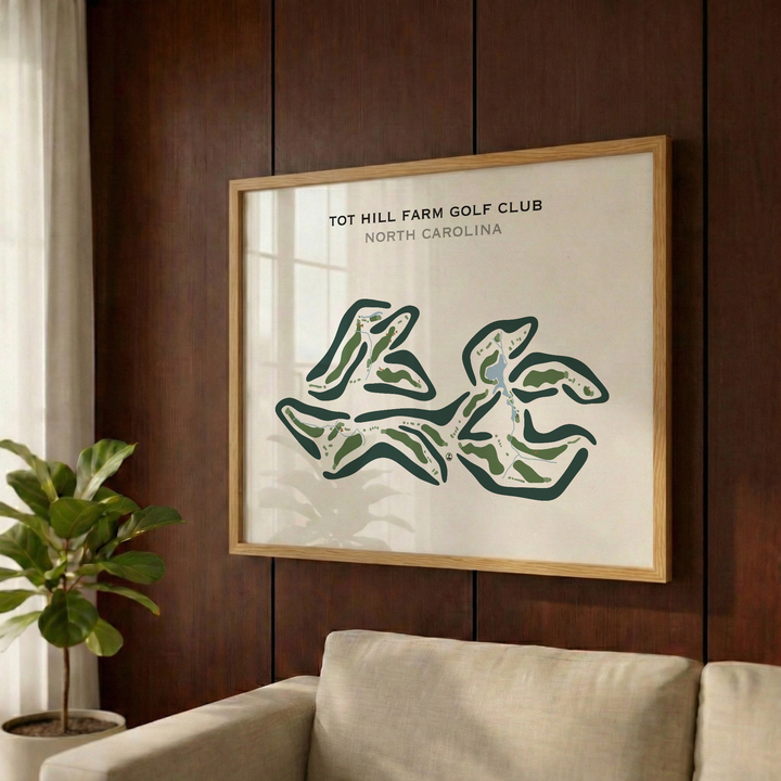 Tot Hill Farm Golf Club, North Carolina - Printed Golf Courses
