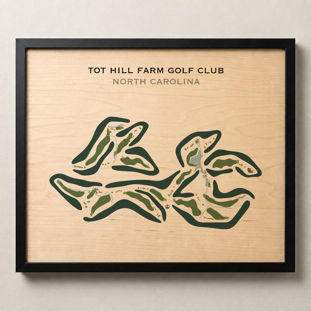 Tot Hill Farm Golf Club, North Carolina - Printed Golf Courses