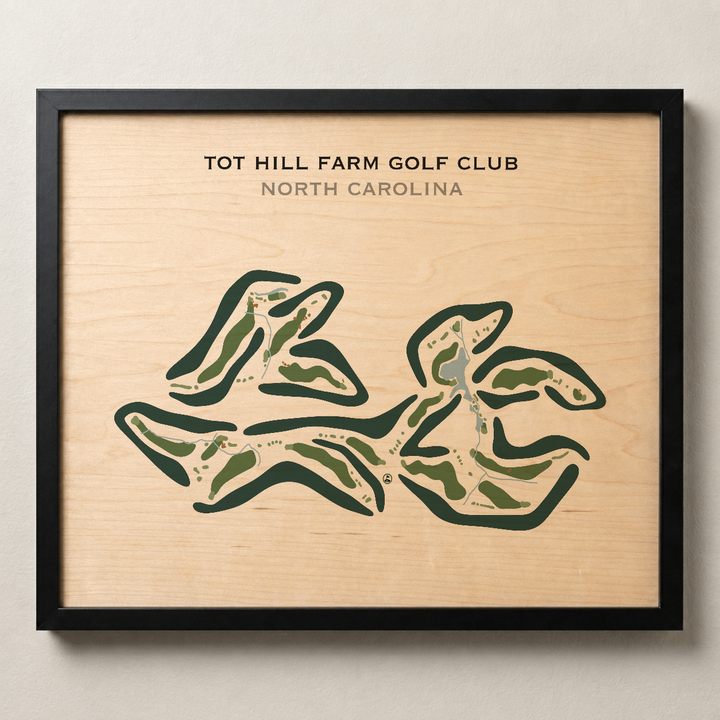 Tot Hill Farm Golf Club, North Carolina - Printed Golf Courses