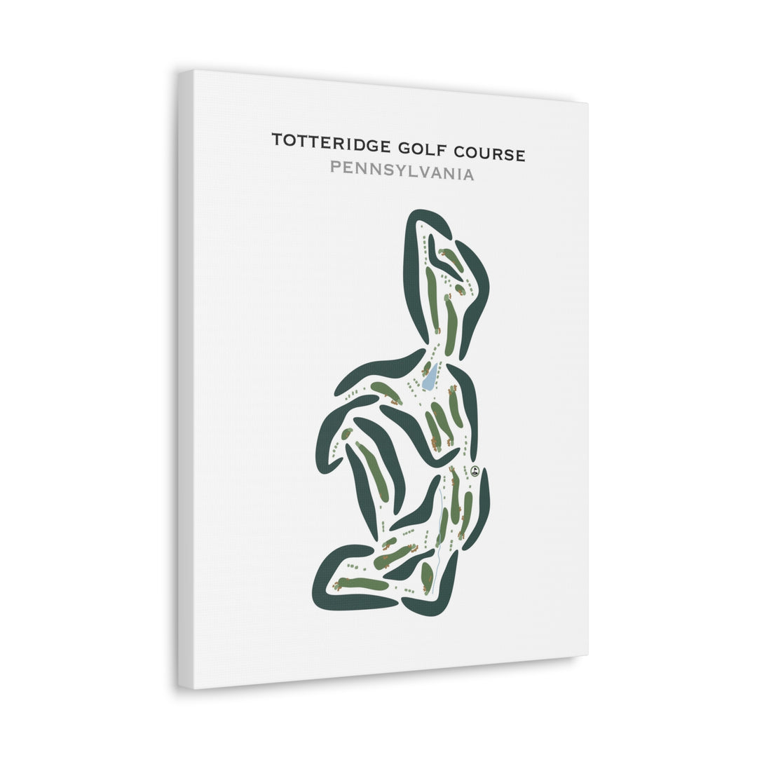 Totteridge Golf Course, Pennsylvania - Printed Golf Courses
