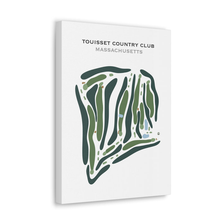 Touisset Country Club, Massachusetts - Printed Golf Course