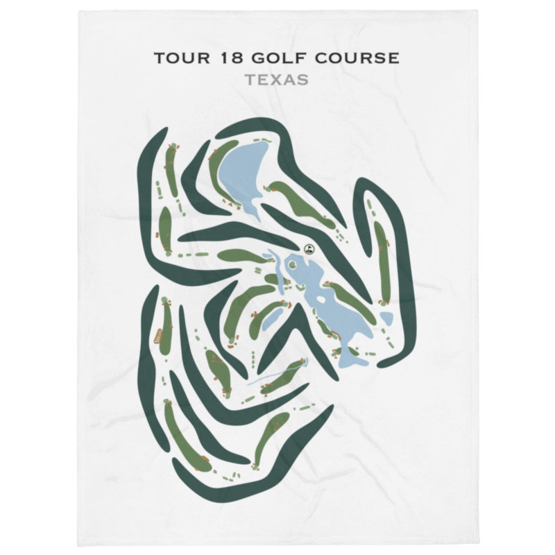 Tour 18 Golf Course, Texas - Printed Golf Courses