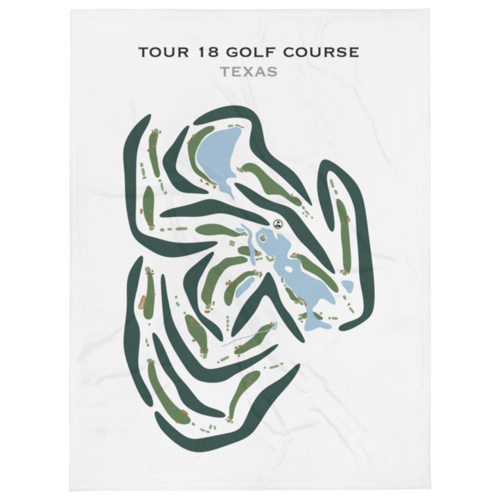 Tour 18 Golf Course, Texas - Printed Golf Courses