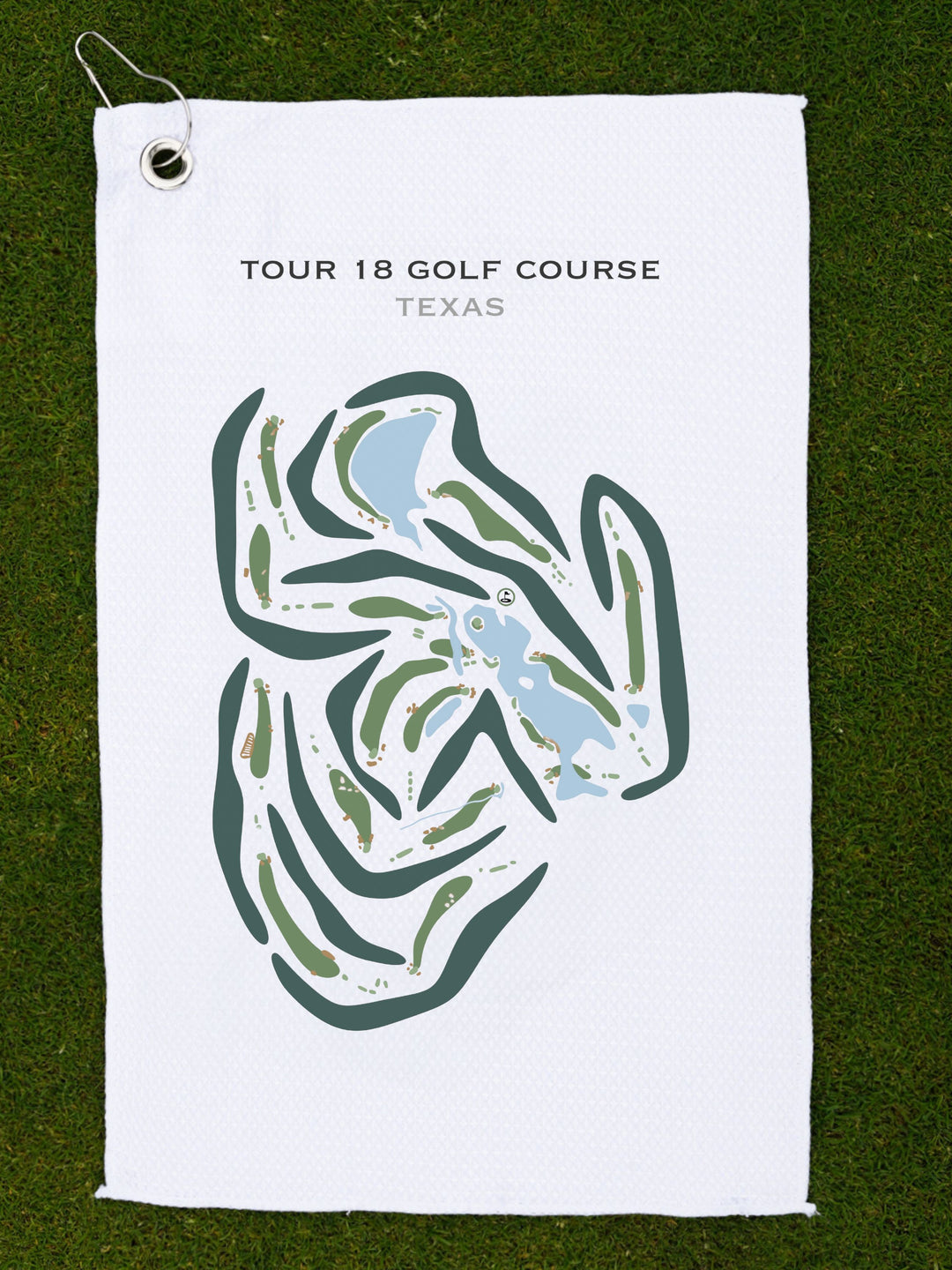 Tour 18 Golf Course, Texas - Printed Golf Courses