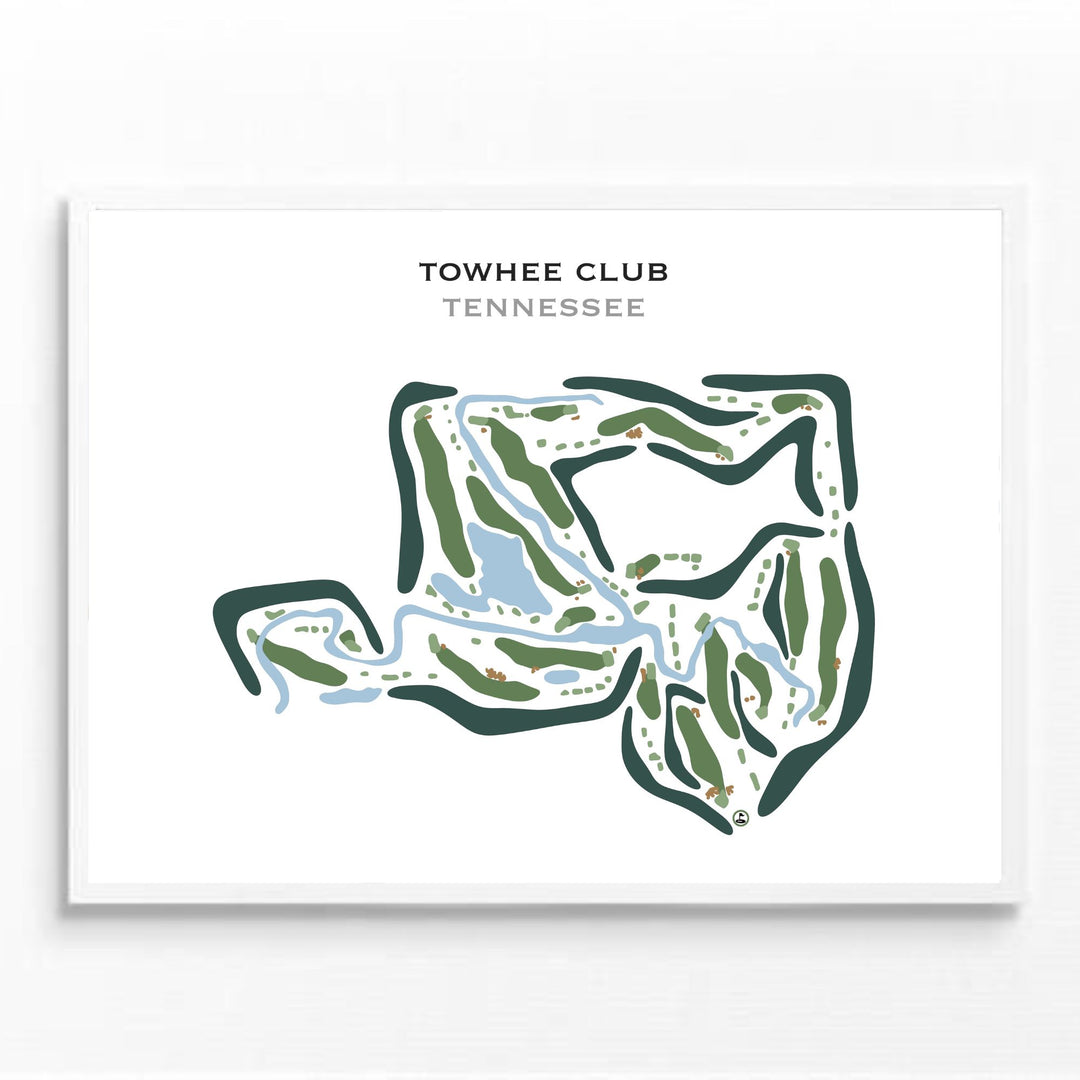 Towhee Club, Tennessee - Printed Golf Courses