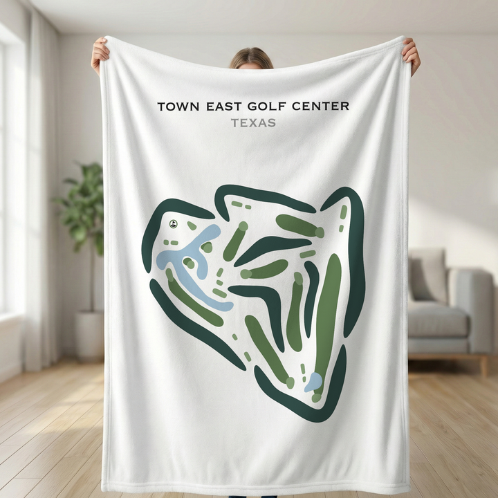 Town East Golf Center, Texas - Printed Golf Courses