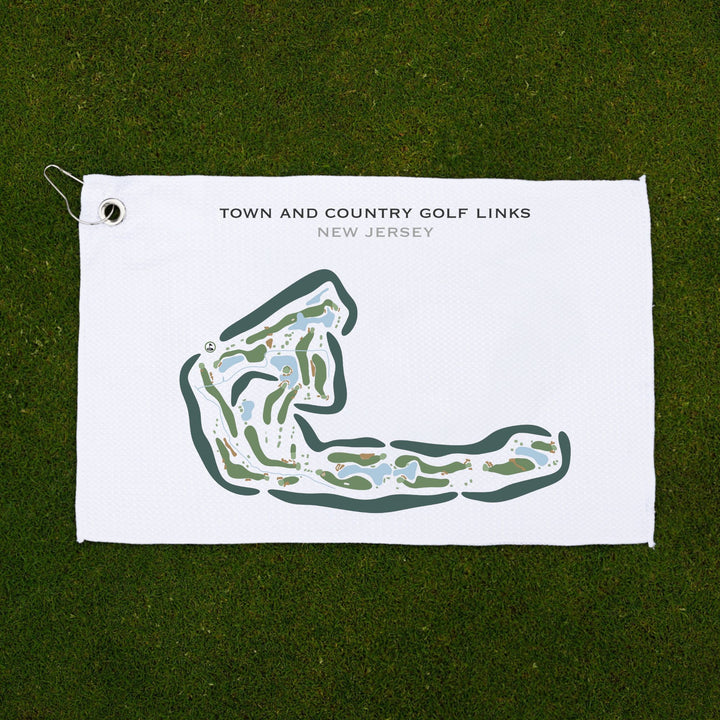 Town & Country Golf Links, New Jersey - Printed Golf Courses