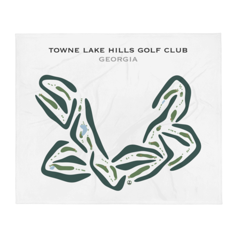 Towne Lake Hills Golf Club, Georgia - Printed Golf Courses