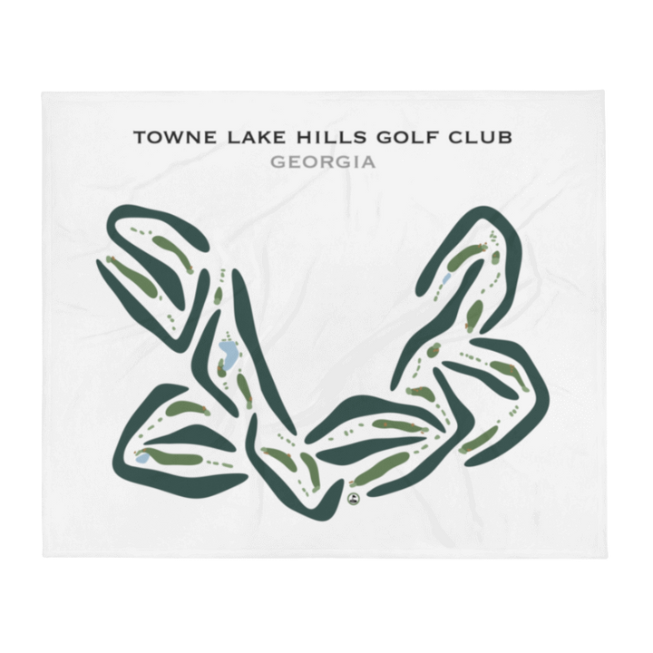 Towne Lake Hills Golf Club, Georgia - Printed Golf Courses