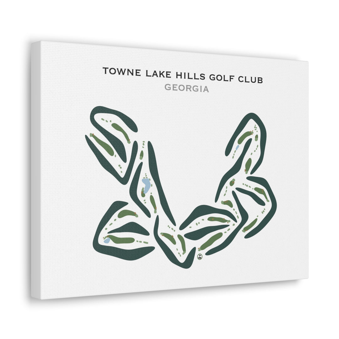 Towne Lake Hills Golf Club, Georgia - Printed Golf Courses