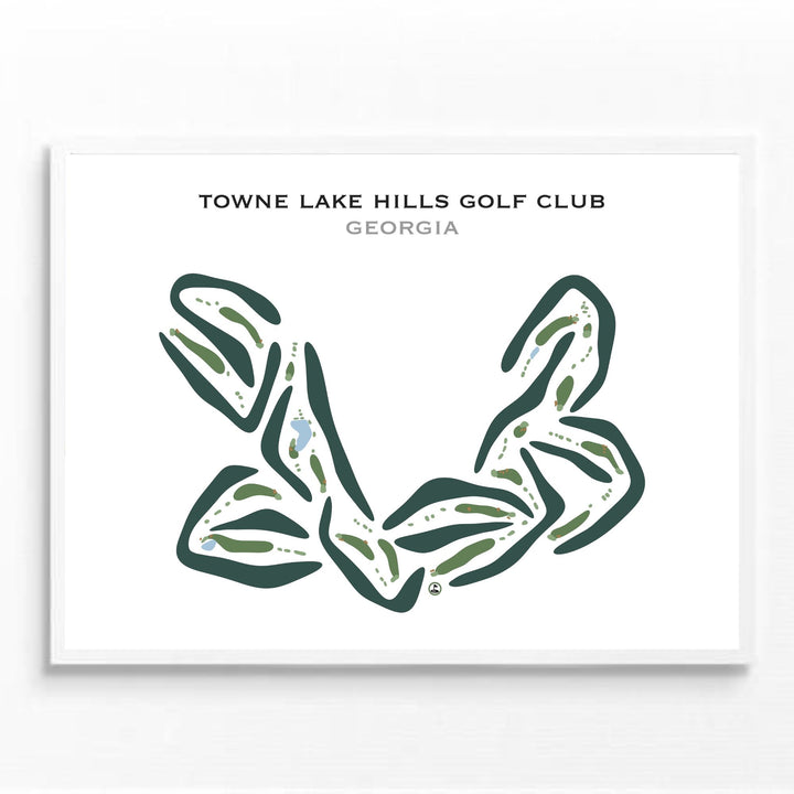 Towne Lake Hills Golf Club, Georgia - Printed Golf Courses