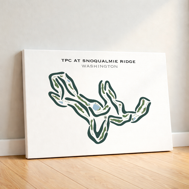 TPC at Snoqualmie Ridge, Washington - Printed Golf Courses